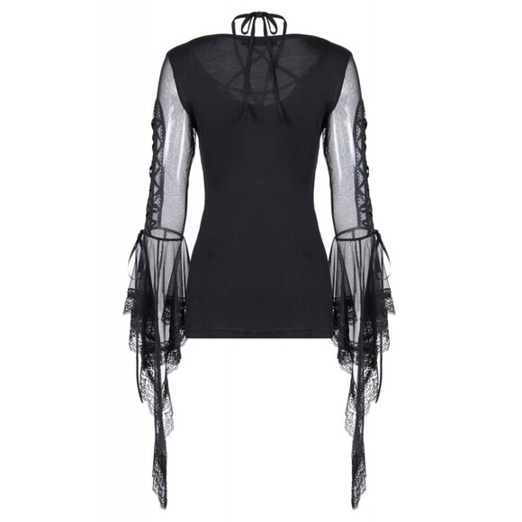 Romantic Delusions Pentagram Lace Top - Picture 3 of 9